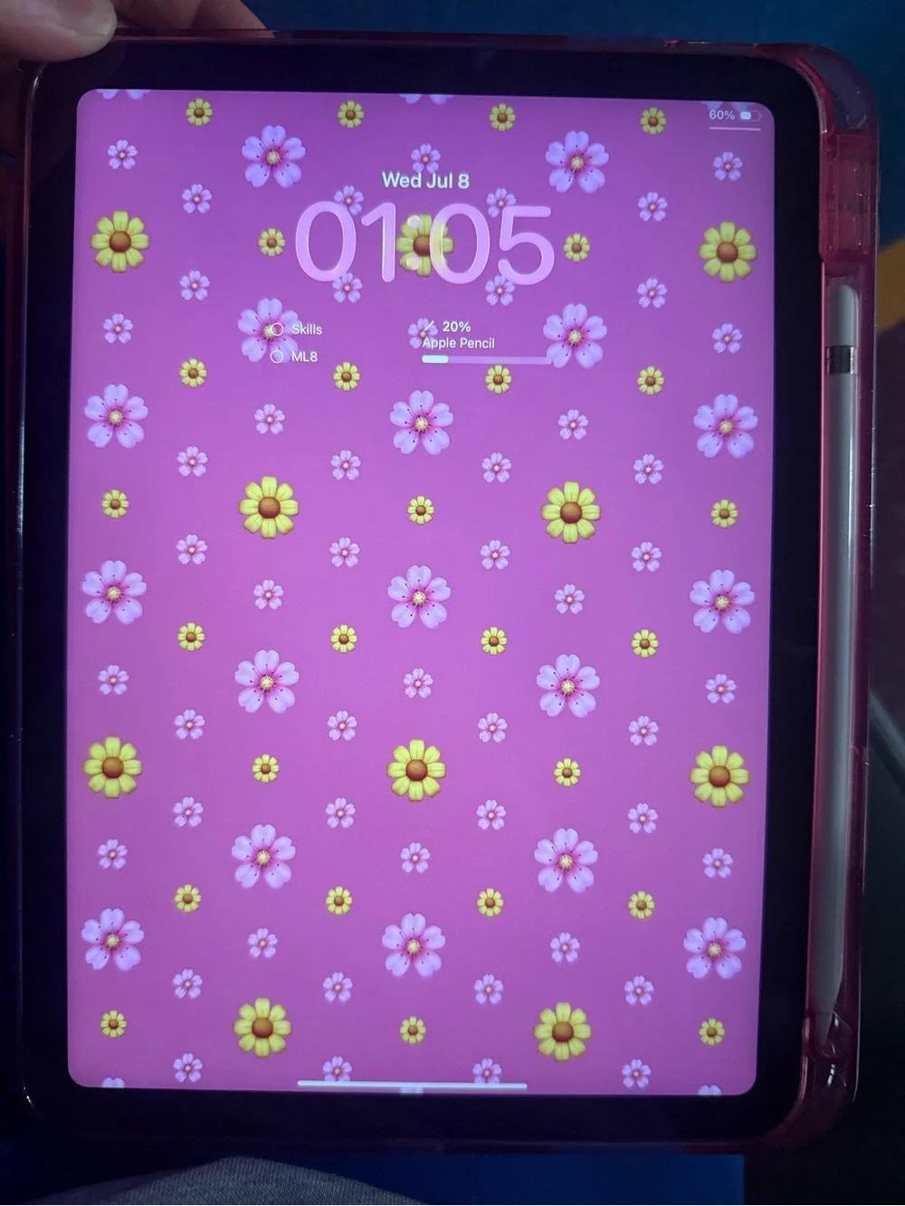 Apple iPad Pink with Black Bezel